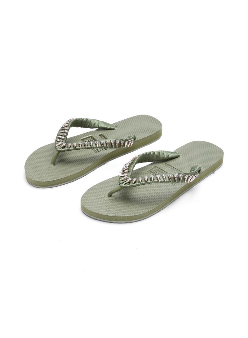 Positano Flip Flop Green