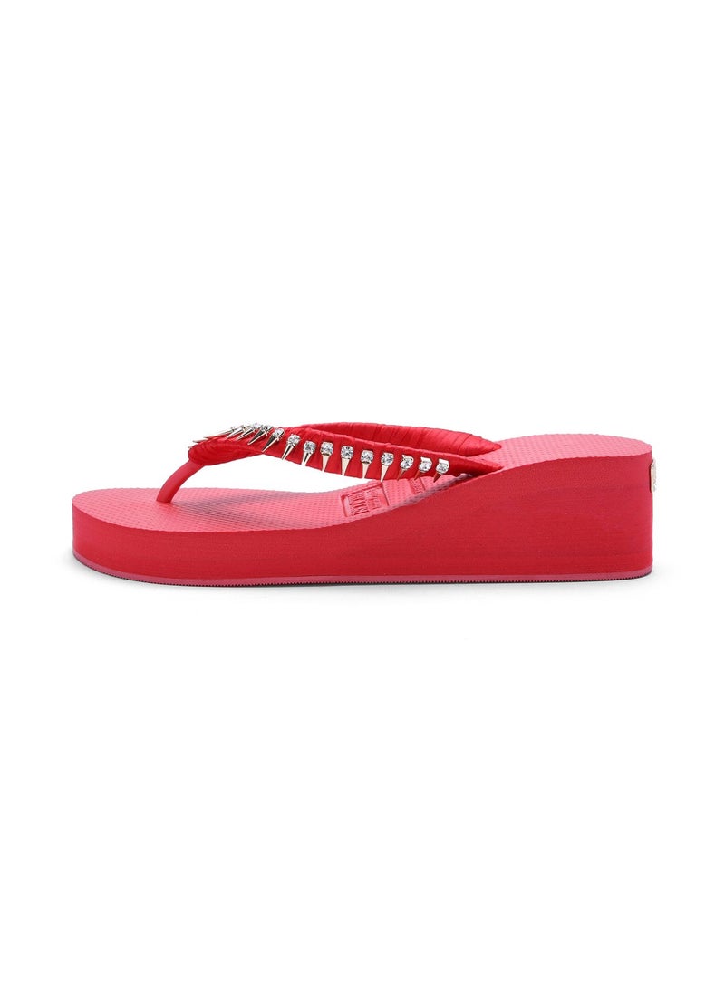 Positano Flip Flop Red