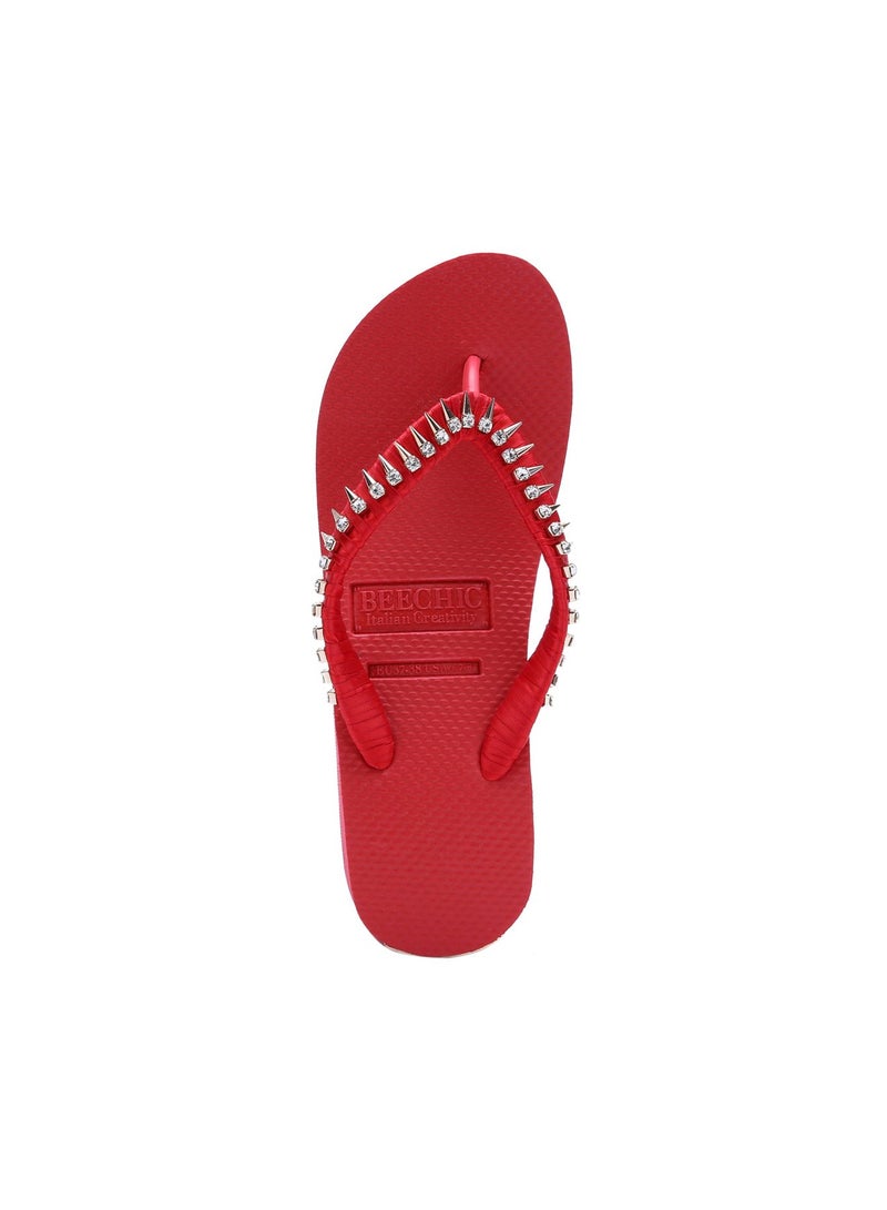 Positano Flip Flop Red