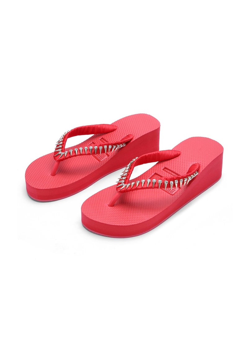 Positano Flip Flop Red