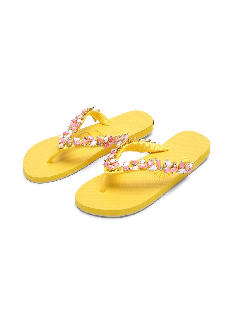 Elba Flip Flop Yellow