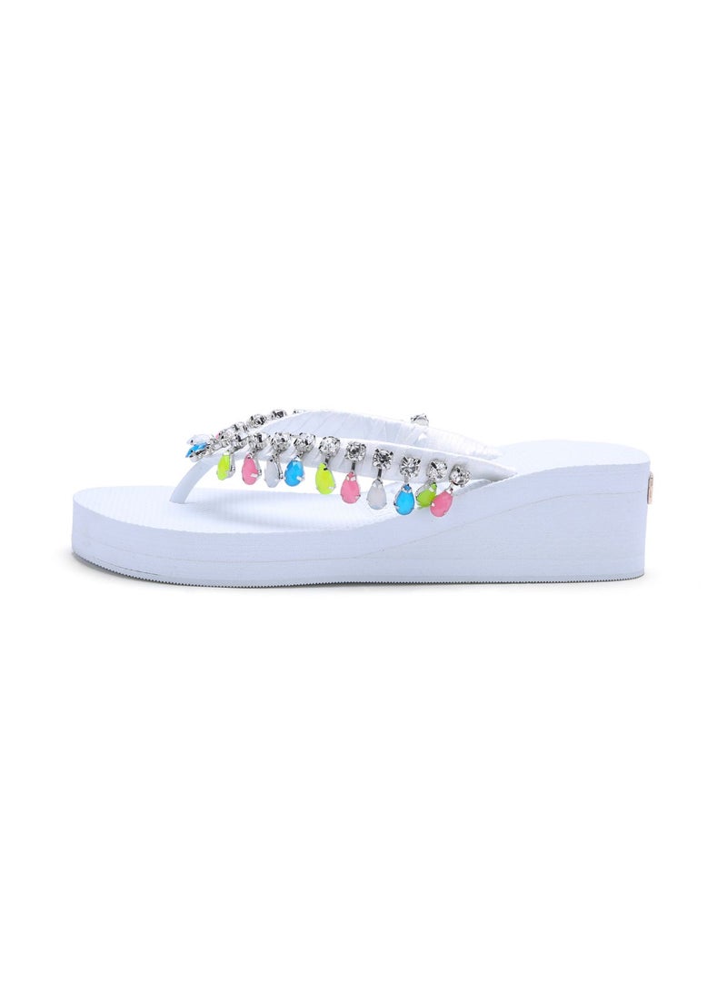 Calafuria Flip Flop White