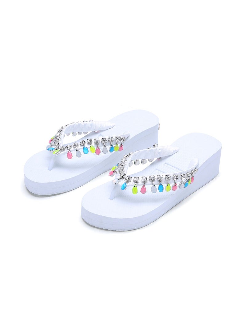 Calafuria Flip Flop White