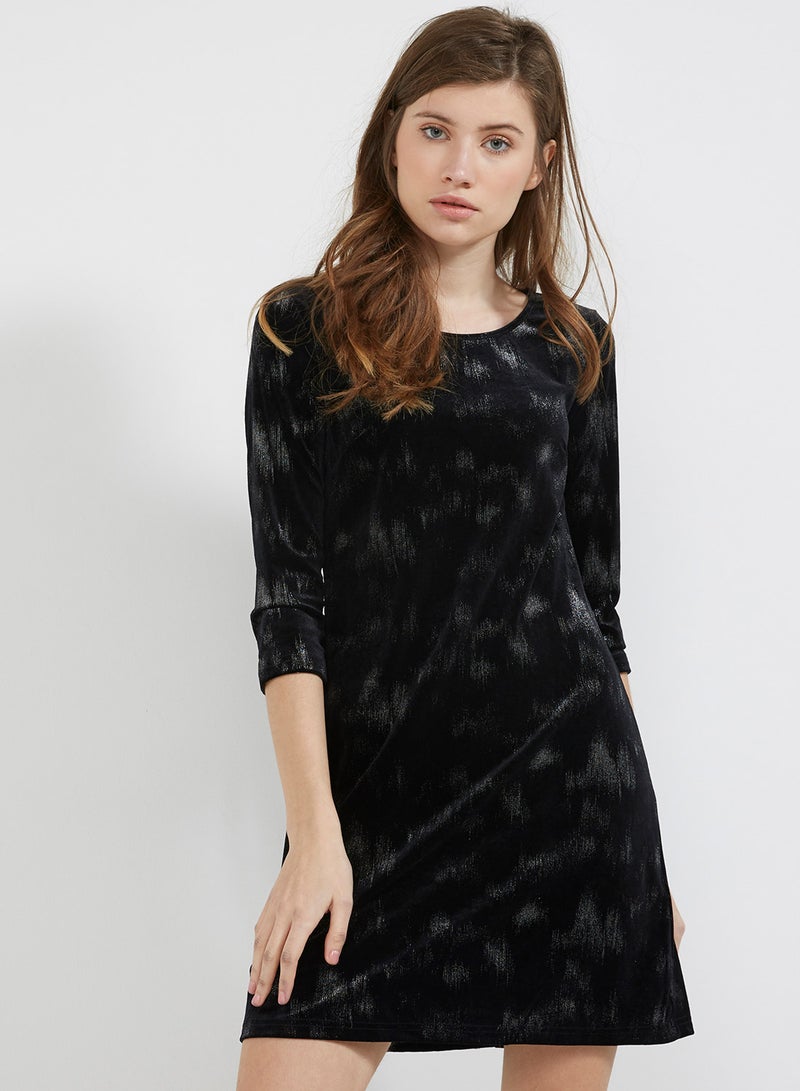 Drona Midi Dress Black