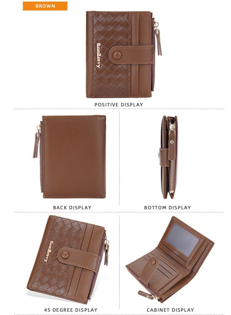 High-quality multifunctional wallet Fashionable color matching, PU feels soft and comfortable