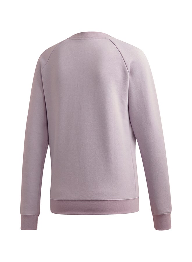 Trefoil Sweatshirt Purple