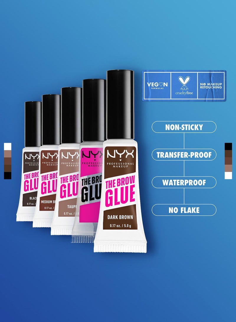 Nyx Professional Makeup | The Brow Glue Instant Brow Styler - Dark Brown