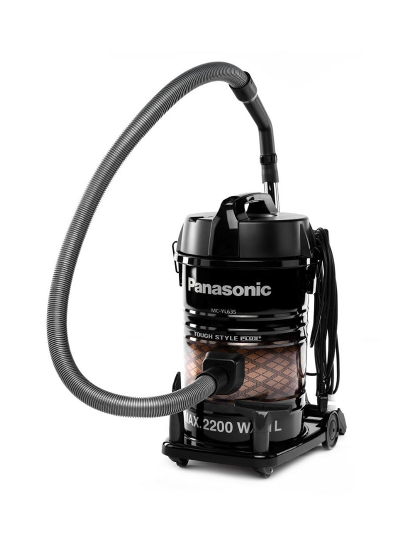 Vacuum Cleaner With 21L Dust Bag 2200W 21 L 2200 W MC-YL635T747 Black/Brown