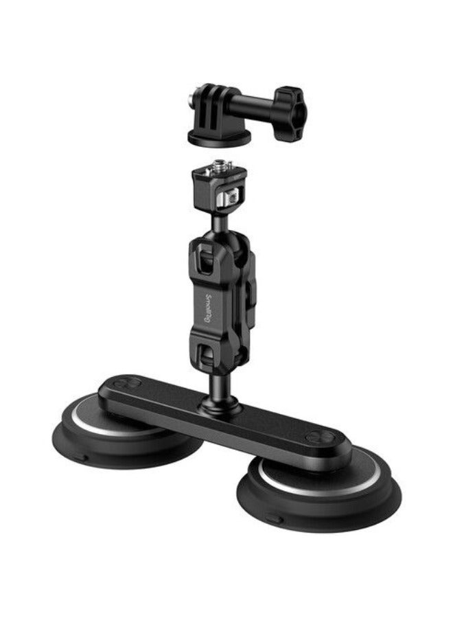 SmallRig Dual Magnetic Suction Cup With Magic Arm Mounting Support Kit For Action Cameras