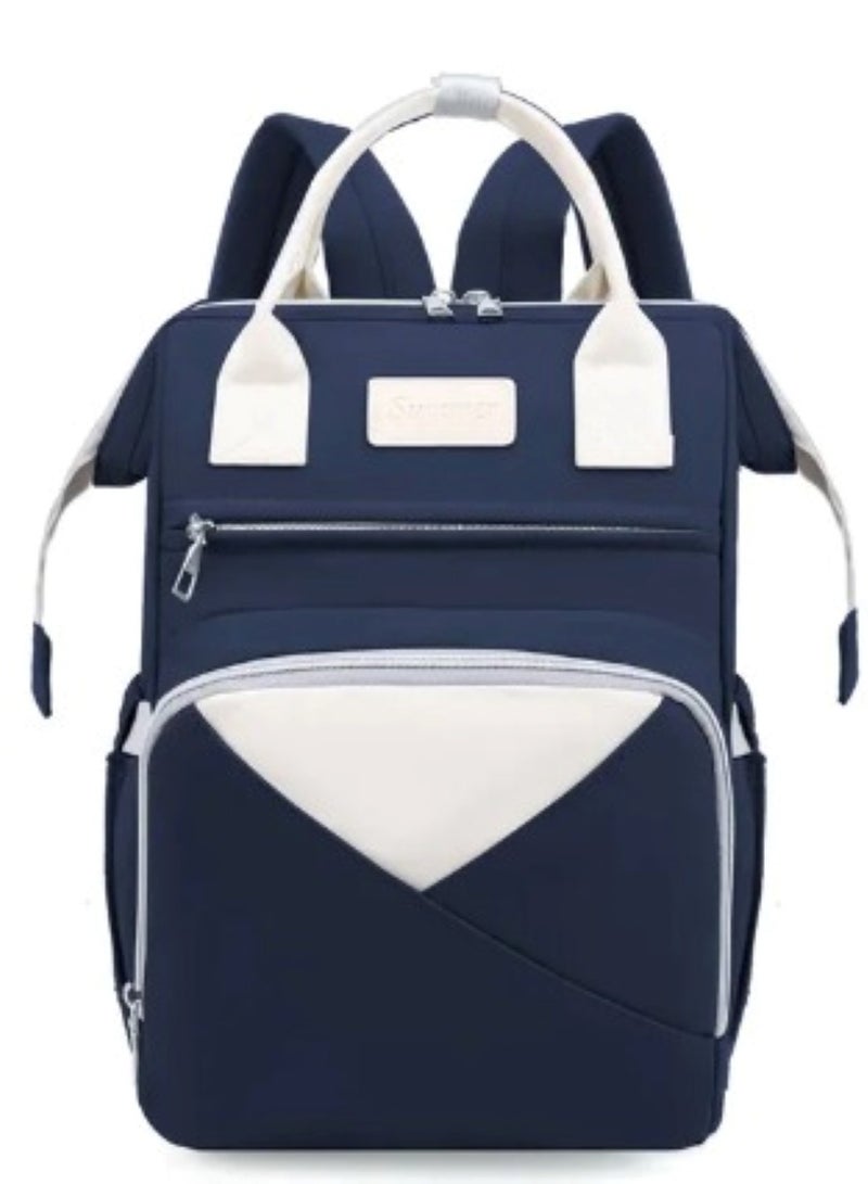 Blue Mum's Baby Travel Backpack