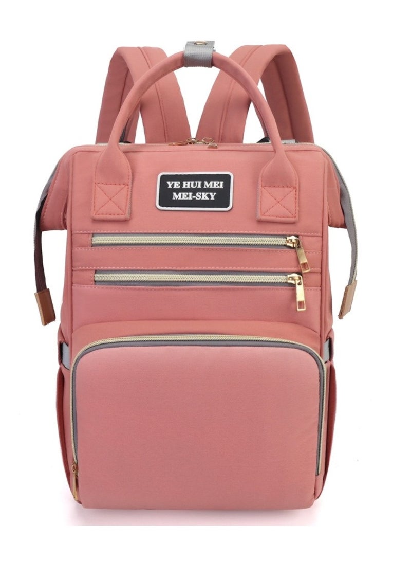 Classic Pink Mums Baby Travel Bag