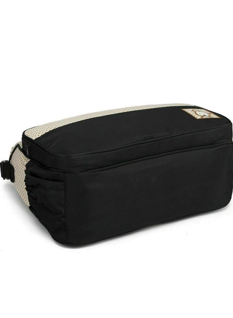 Chic Baby Diaper Bag Set All-in-One Travel Solution for Baby Needs Black