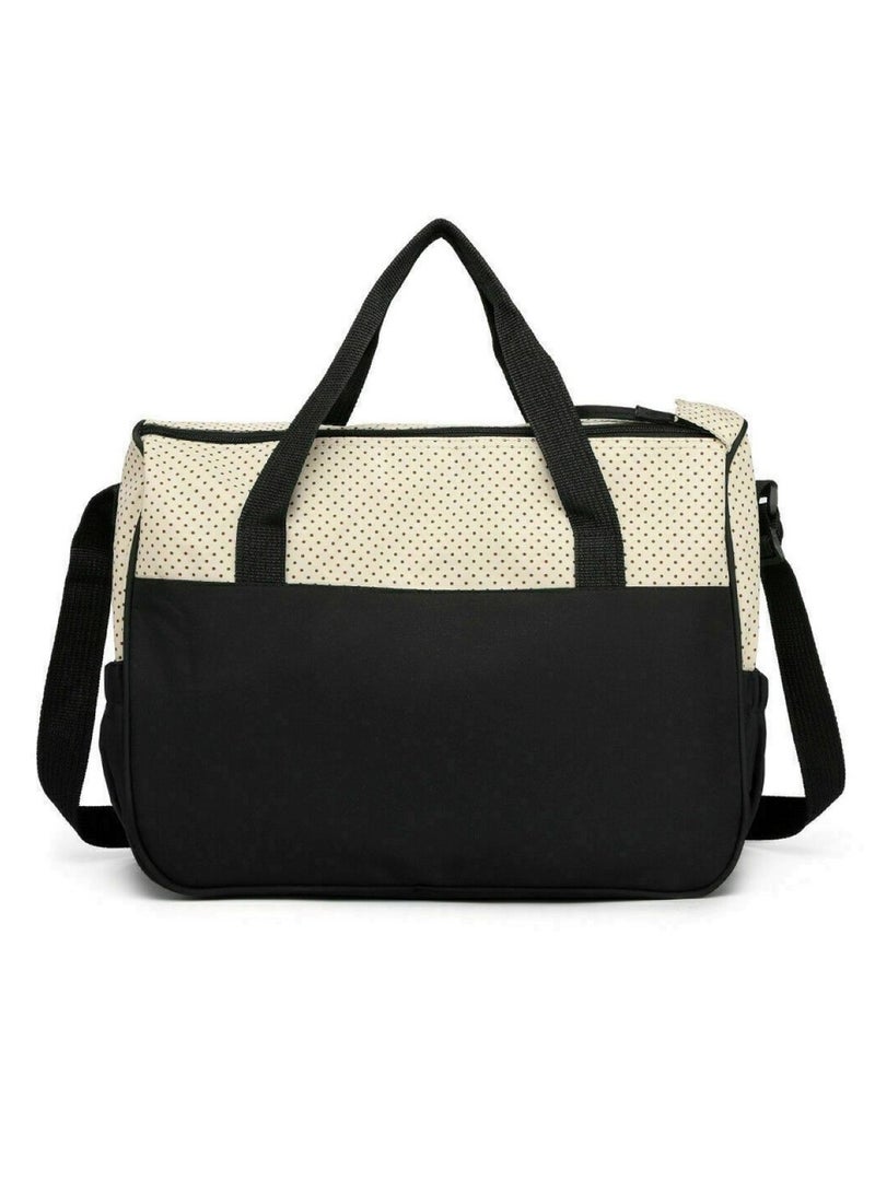 Chic Baby Diaper Bag Set All-in-One Travel Solution for Baby Needs Black