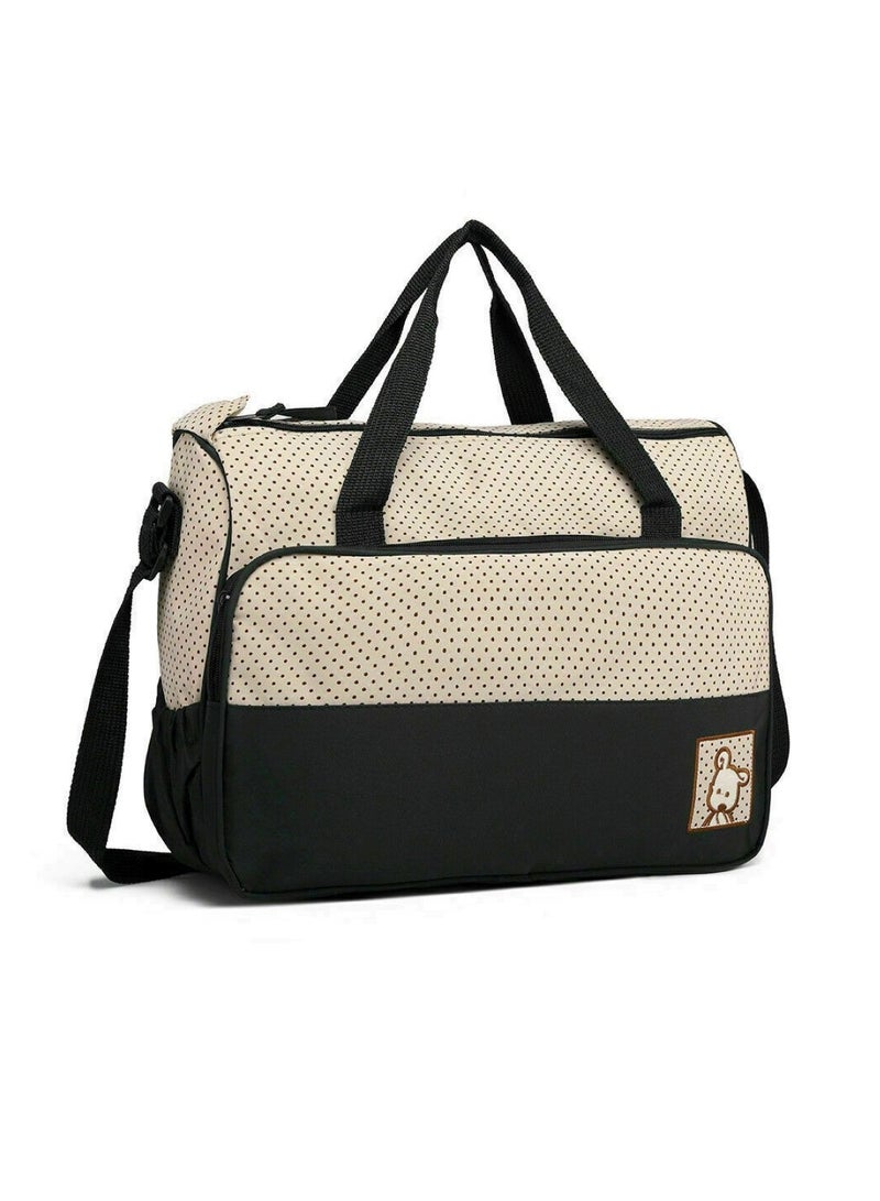Chic Baby Diaper Bag Set All-in-One Travel Solution for Baby Needs Black