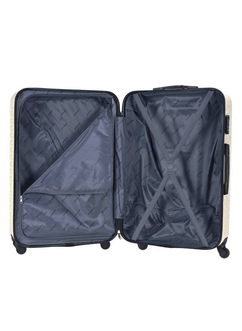 Set of 4 ABS Trolley Luggage With Number Lock 20,24,28,32 Inches