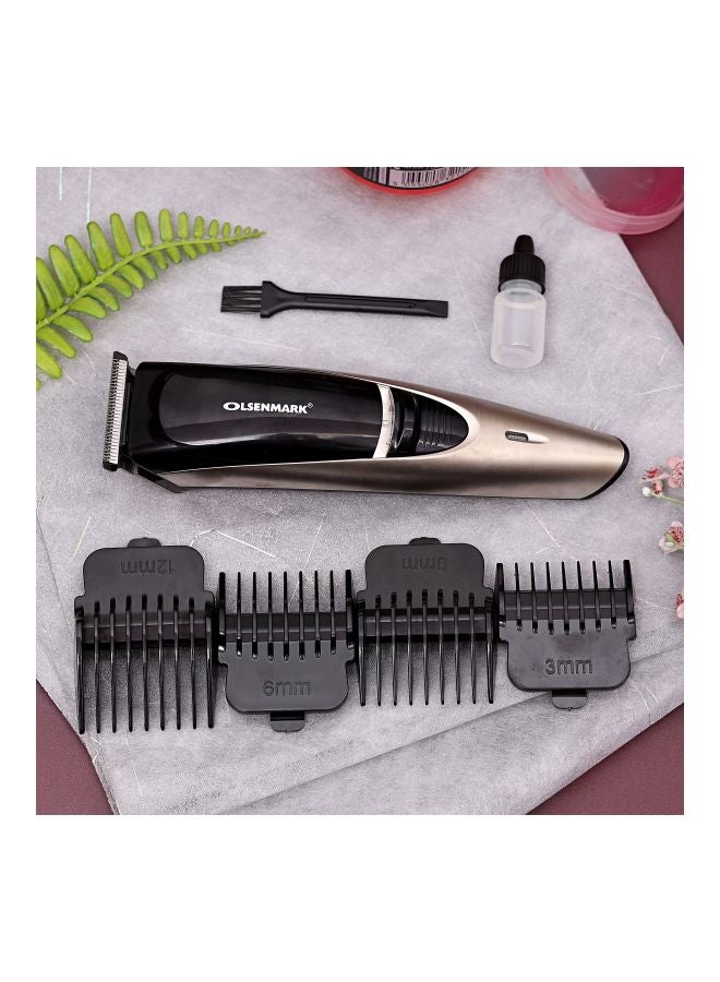 Rechargeable Hair And Beard Trimmer Black/Grey 21cm