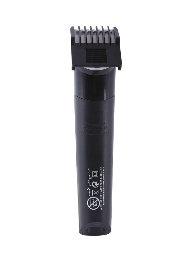 Rechargeable 600Mah Battery Hair Trimmer Black 0.233kg