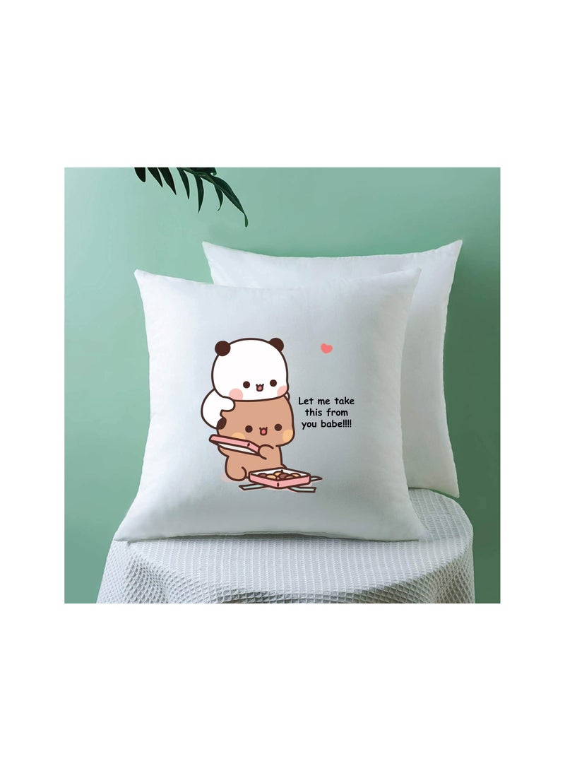 Cushion Cover and Ceramic Mug for Couples - Gift for Boy Friend - Gift for Girl Friend