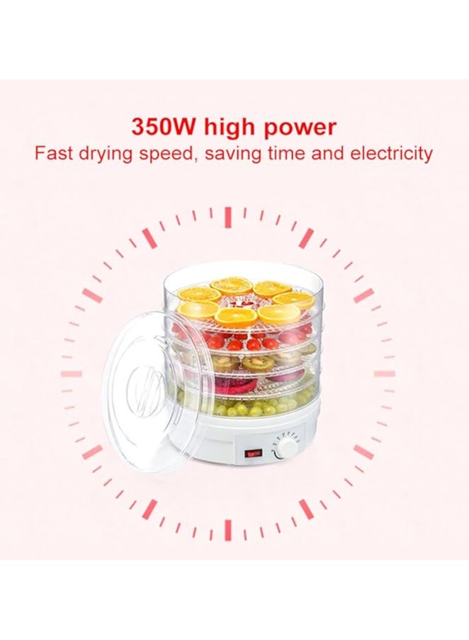 Fruit Dryer Electric Circular Large Food Dehydrator Vegetable and Fruit Dryer Temperature Adjustable 360 Rotating Fruit Vegetable Meat and Beef Dryer Dryer