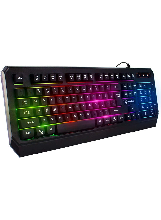 Waterproof Backlit Gaming Keyboard K9320 Black