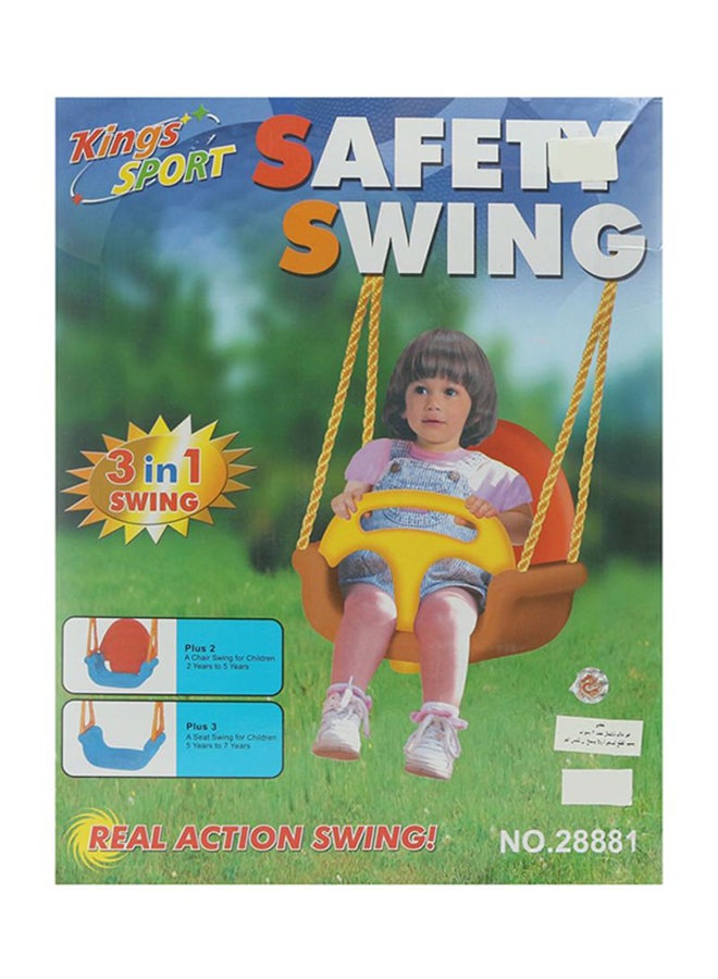 3-In-1 Multifunctional Non Toxic Eco Friendly Sturdy And Durable Hanging Swing 72x47x71cm