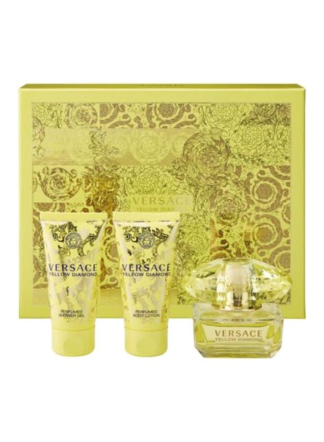 Yellow Diamond Gift Set EDT Spray (50), Shower Gel (50), Body Lotion (50)ml