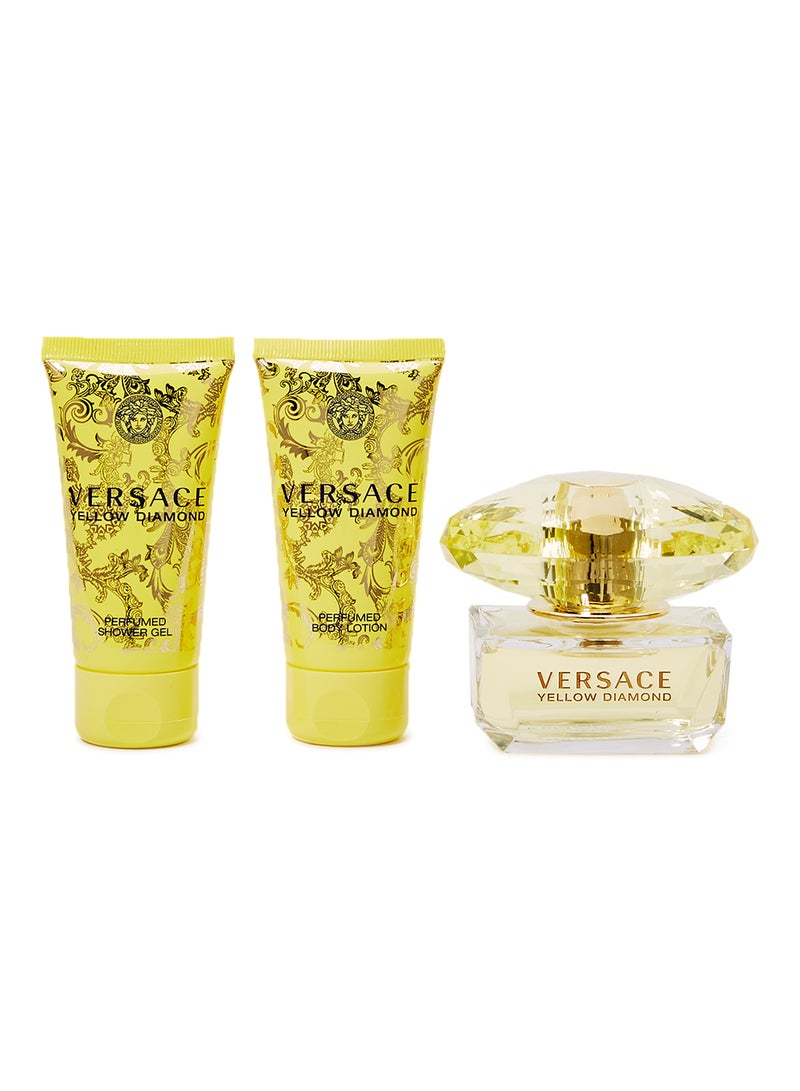 Yellow Diamond Gift Set (EDT 50ml, Shower Gel 50ml & Body Lotion 50ml)