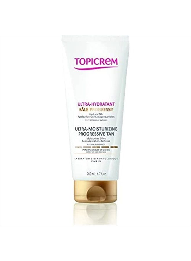 Sensitive Skin Ultra-Moisturizing Progressive Tan 200ml by Topicrem