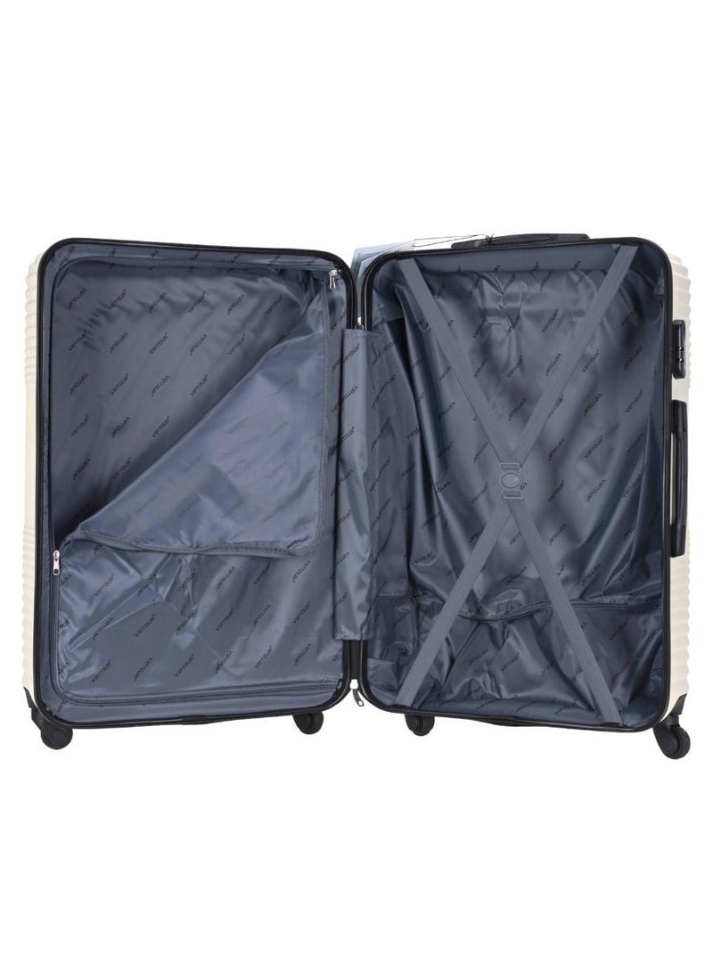 Set of 4 ABS Trolley Luggage With Number Lock 20,24,28,32 Inches