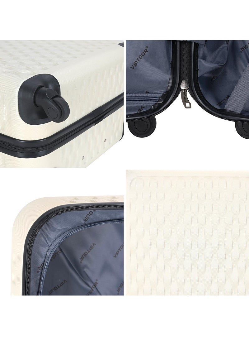 Set of 4 ABS Trolley Luggage With Number Lock 20,24,28,32 Inches