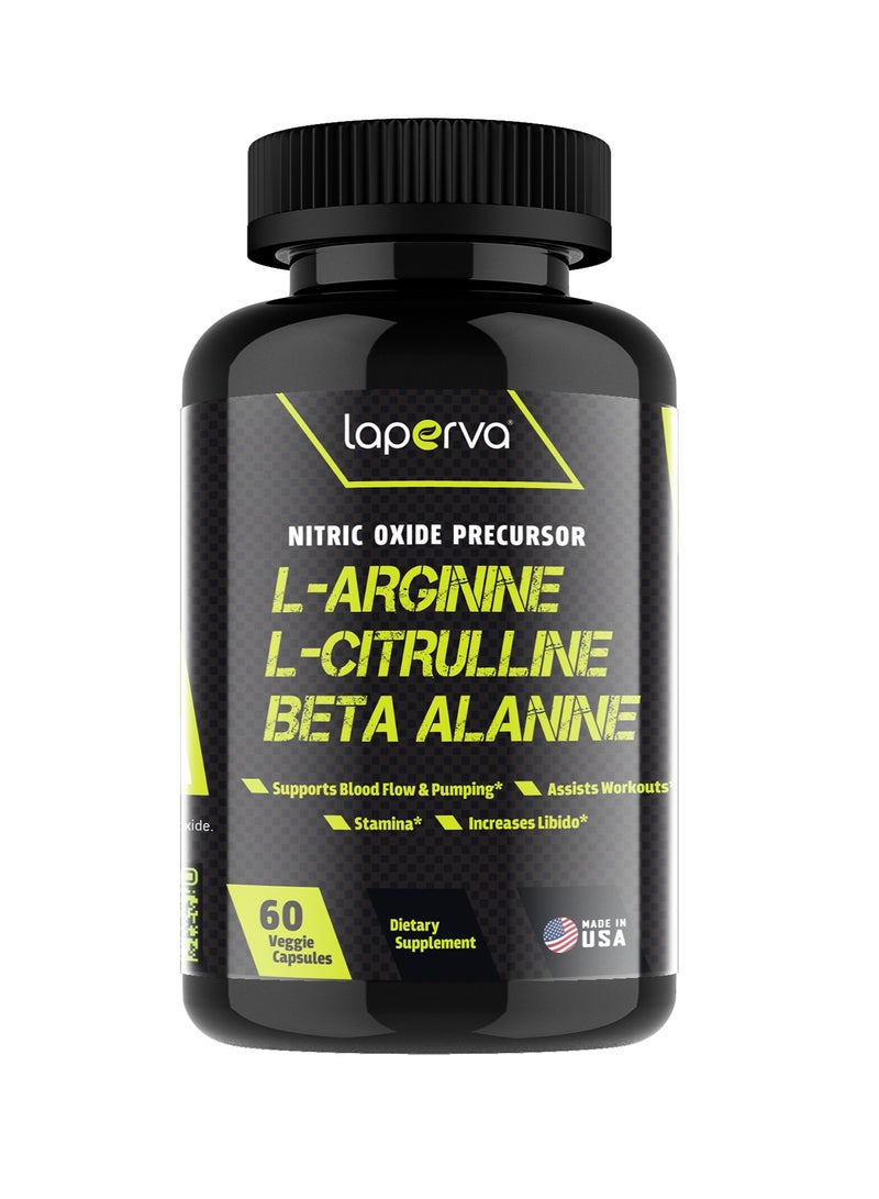 L-Arginine L-Citrulline Beta-Alanine- 60Capsule