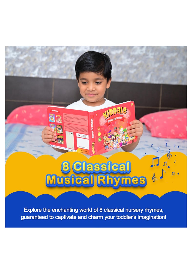 Bundle of 2 Musical Rhymes Books |16 Wild Animal and 8 Classical Nursery Rhymes | 28 Sounds Each | Interactive Touch and Play Sound Books | Ideal Gift for 1-3 Years | Sing-Along Collection