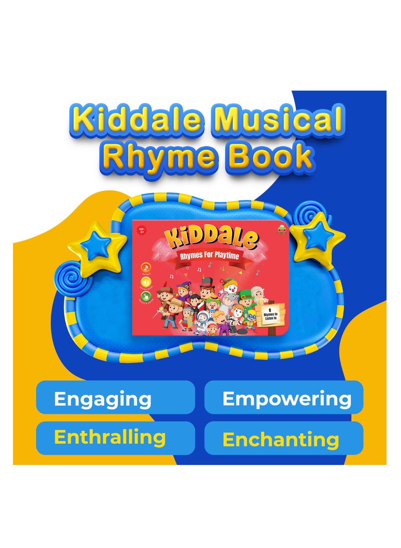 Bundle of 2 Musical Rhymes Books |16 Wild Animal and 8 Classical Nursery Rhymes | 28 Sounds Each | Interactive Touch and Play Sound Books | Ideal Gift for 1-3 Years | Sing-Along Collection