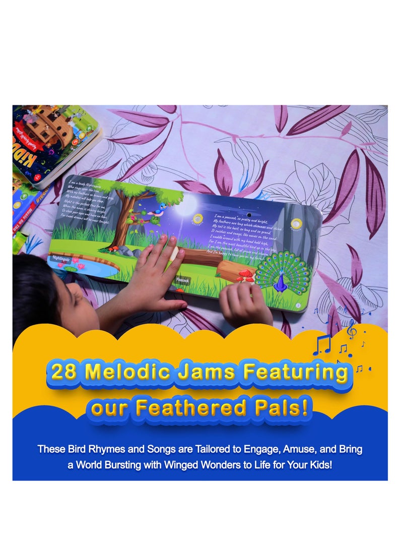 Pack of 4 Musical Rhymes Book- 8 Classical and 16 Rhymes each for Farm, Aquatic Animals & Birds|Interactive Touch n Play Sound Book|Best Musical Gift for 1-3 Years