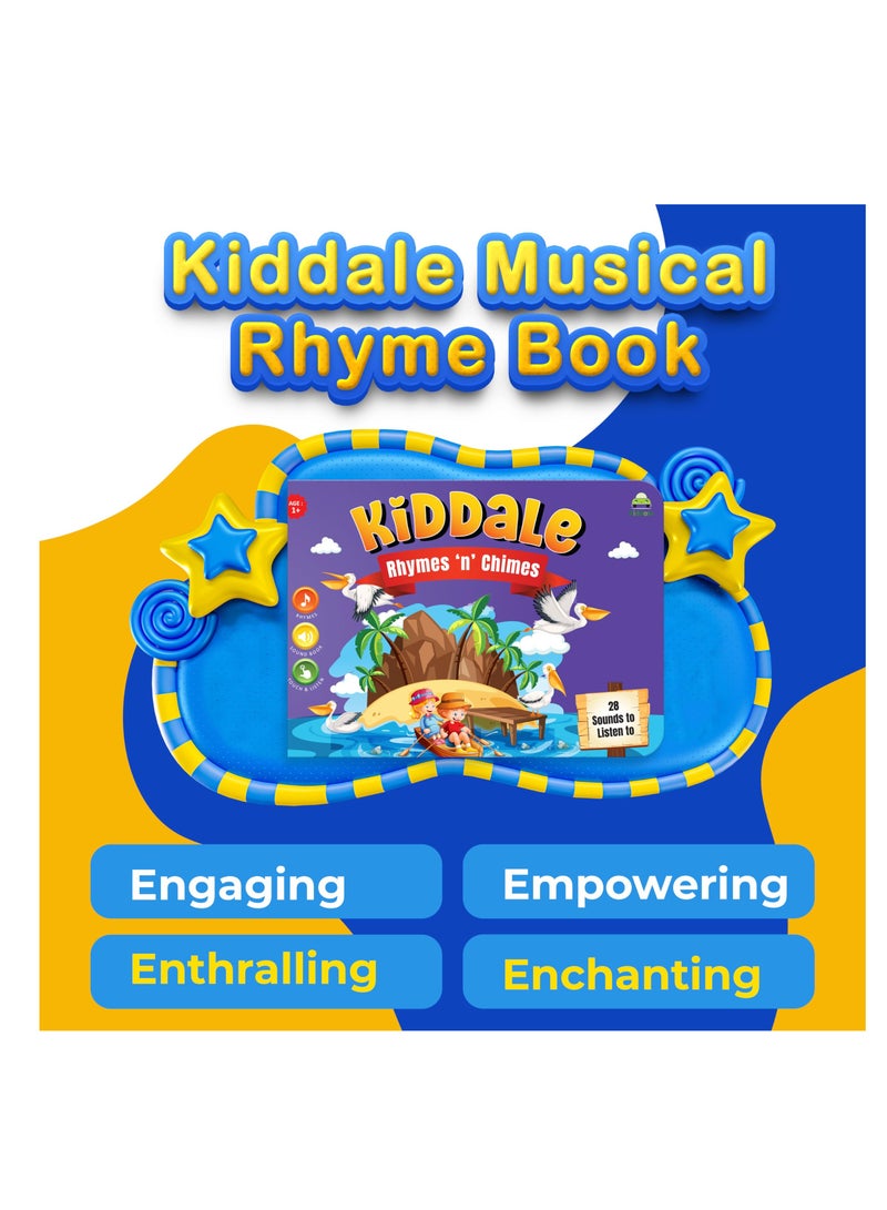 Pack of 2 Musical Rhymes Book| 8 Classical and 16 Farm Animal Nursery Rhymes|28 Sounds each |Interactive Touch n Play Sound Book|Best Gift with Musical Learning for 1-3 Years|Sing Along Books