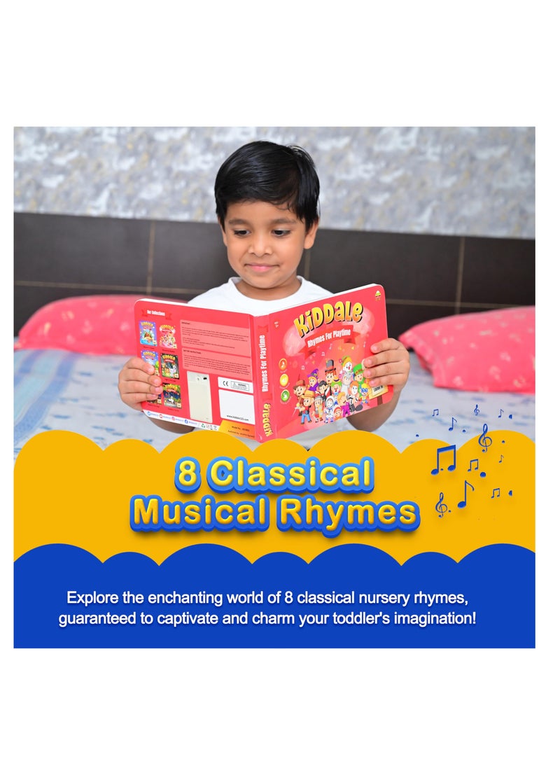 Pack of 2 Musical Classical Nursery Rhymes and Chirping in The Sky Bird Rhymes Sound Book for 1+ Year Old|Interactive Touch n Play Sound Book|Learning & Education for 1-3 Years Old|Sing Along Books