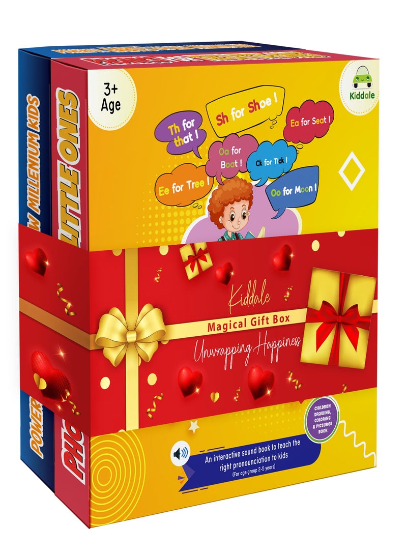 Interactive Children's Sound Books Pack of 2 Phonics & Habits Ideal Gift for 3+ Smart Activity Books