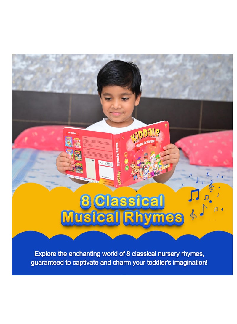 Bundle of 2 Musical Rhymes Books |16 Aquatic Animal and 8 Classical Nursery Rhymes | 28 Sounds Each | Interactive Touch and Play Sound Books | Ideal Gift for 1-3 Years | Sing-Along Collection