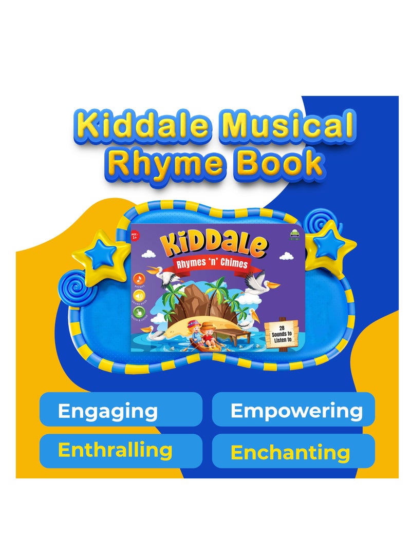 Pack of 2 Musical Rhymes Book| 8 Classical and 16 Bird Nursery Rhymes|28 Sounds each |Interactive Touch n Play Sound Book|Best Gift with Musical Learning for 1-3 Years|Sing Along Books