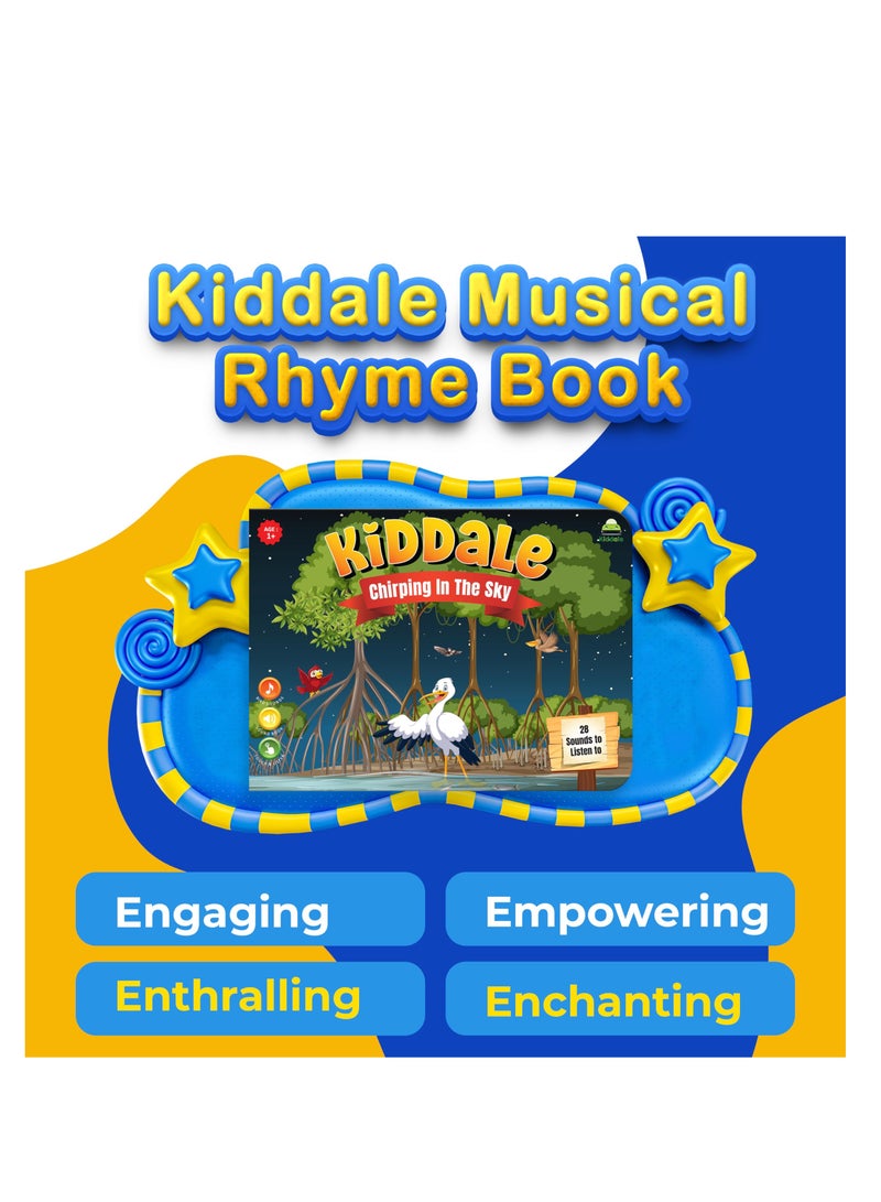 Pack of 2 Musical Rhymes Book| 8 Classical and 16 Bird Nursery Rhymes|28 Sounds each |Interactive Touch n Play Sound Book|Best Gift with Musical Learning for 1-3 Years|Sing Along Books