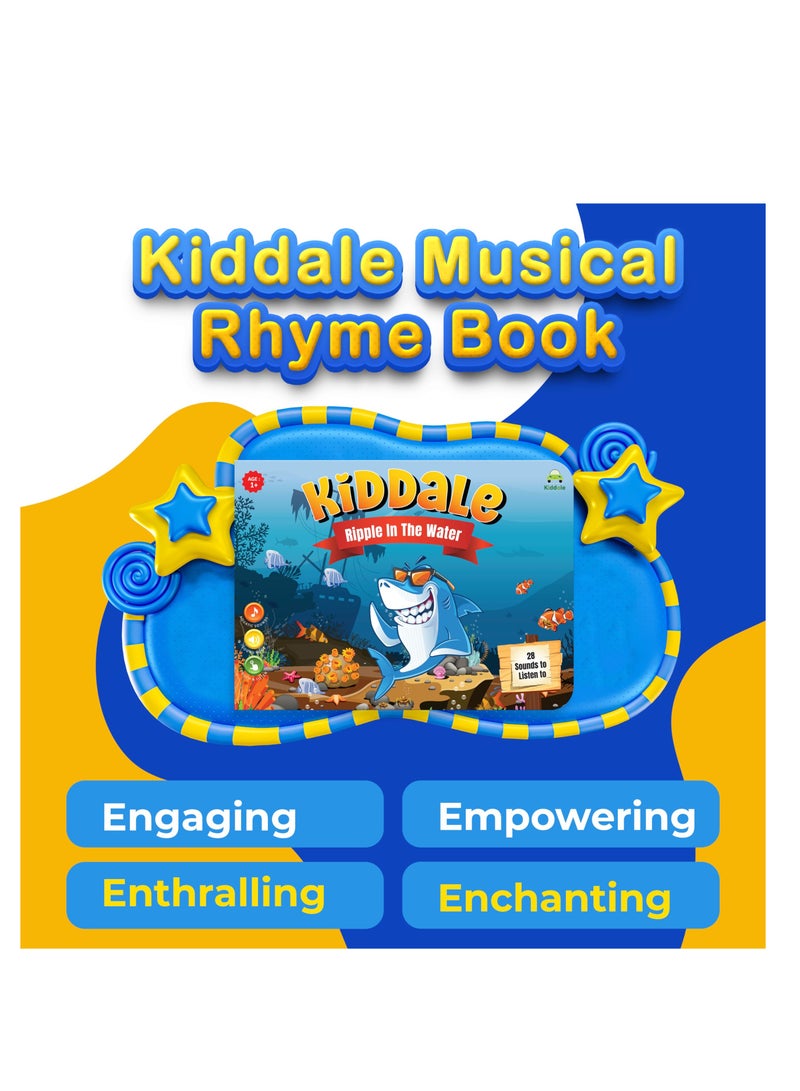 Pack of 2 Musical Birds Nursery Rhymes and Aquatic Rhymes Sound Book for 1+ Year Old|Interactive Touch n Play Sound Book|Learning & Education for 1-3 Years Old|Sing Along Books