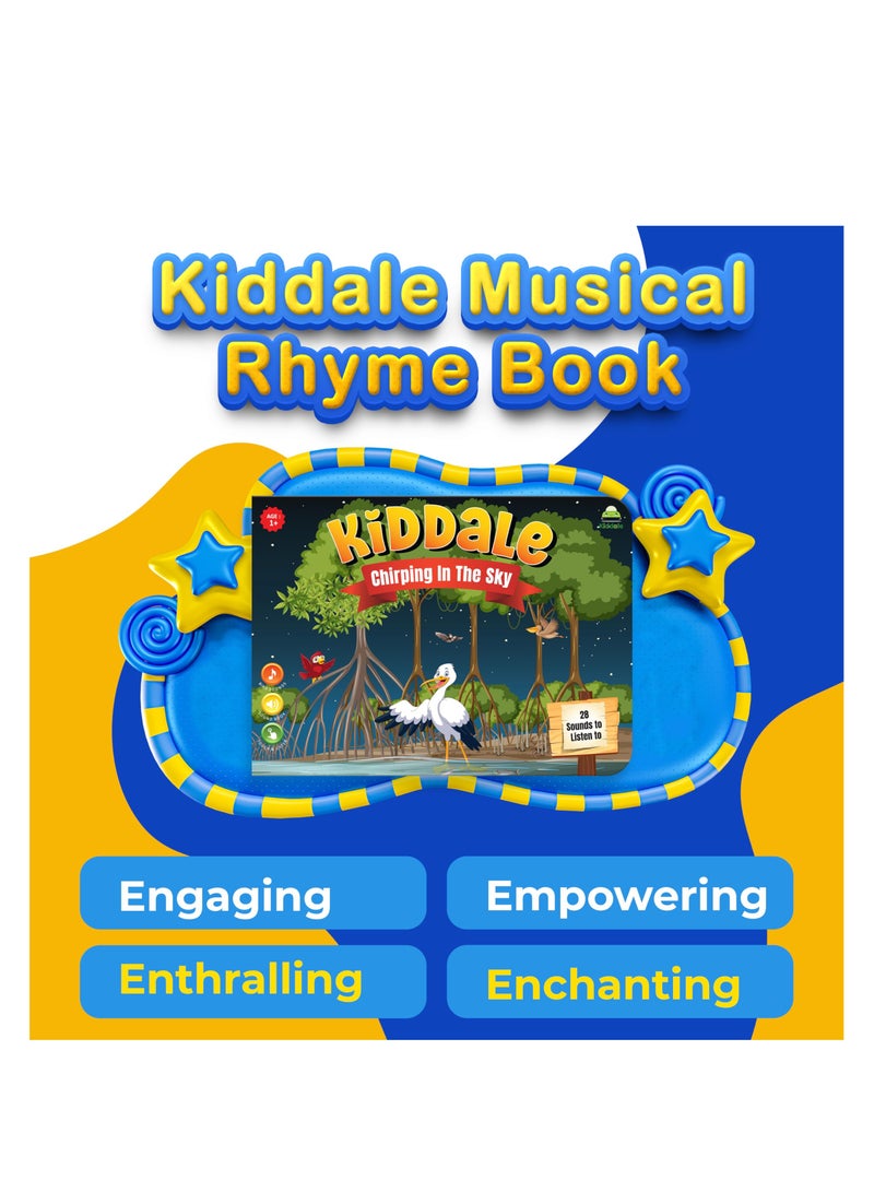 Pack of 2 Musical Birds Nursery Rhymes and Aquatic Rhymes Sound Book for 1+ Year Old|Interactive Touch n Play Sound Book|Learning & Education for 1-3 Years Old|Sing Along Books