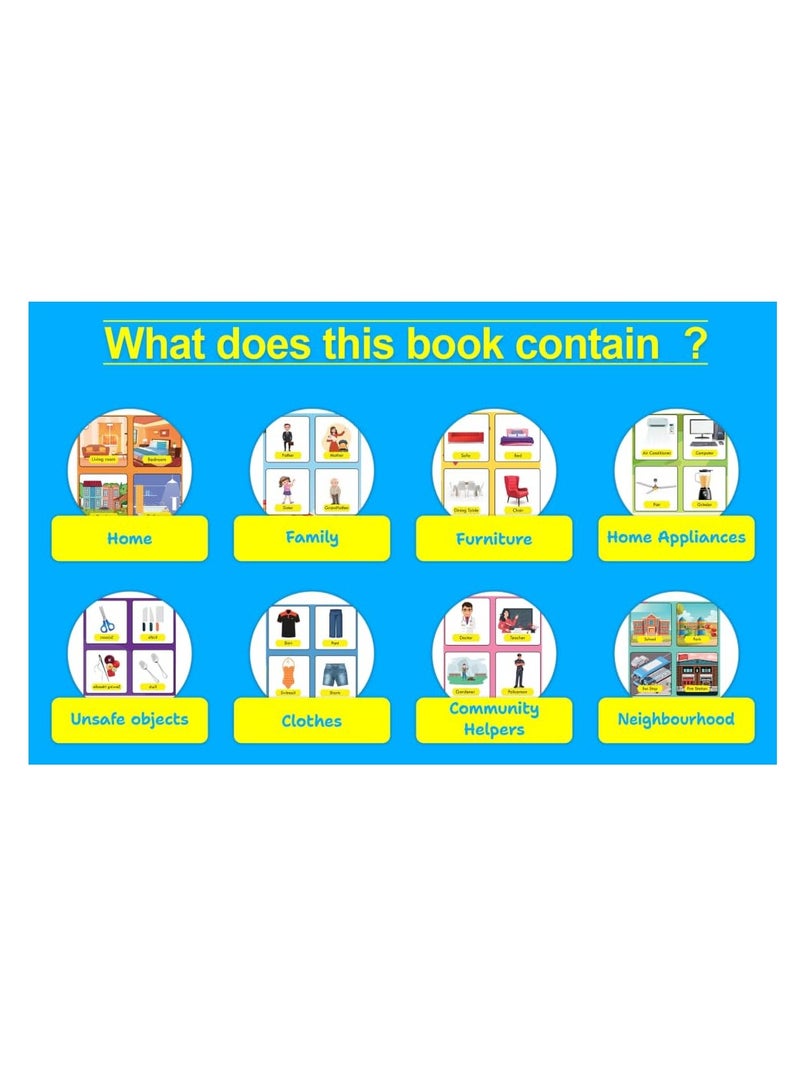 Pack of 3 Musical Interactive Children Sound Books: ABC, Trip to Zoo & Home to Neighbourhood|Ideal Gift for Toddler|E Learning Book|Smart Intelligent Activity Books|Nursery Rhymes|Talking Book