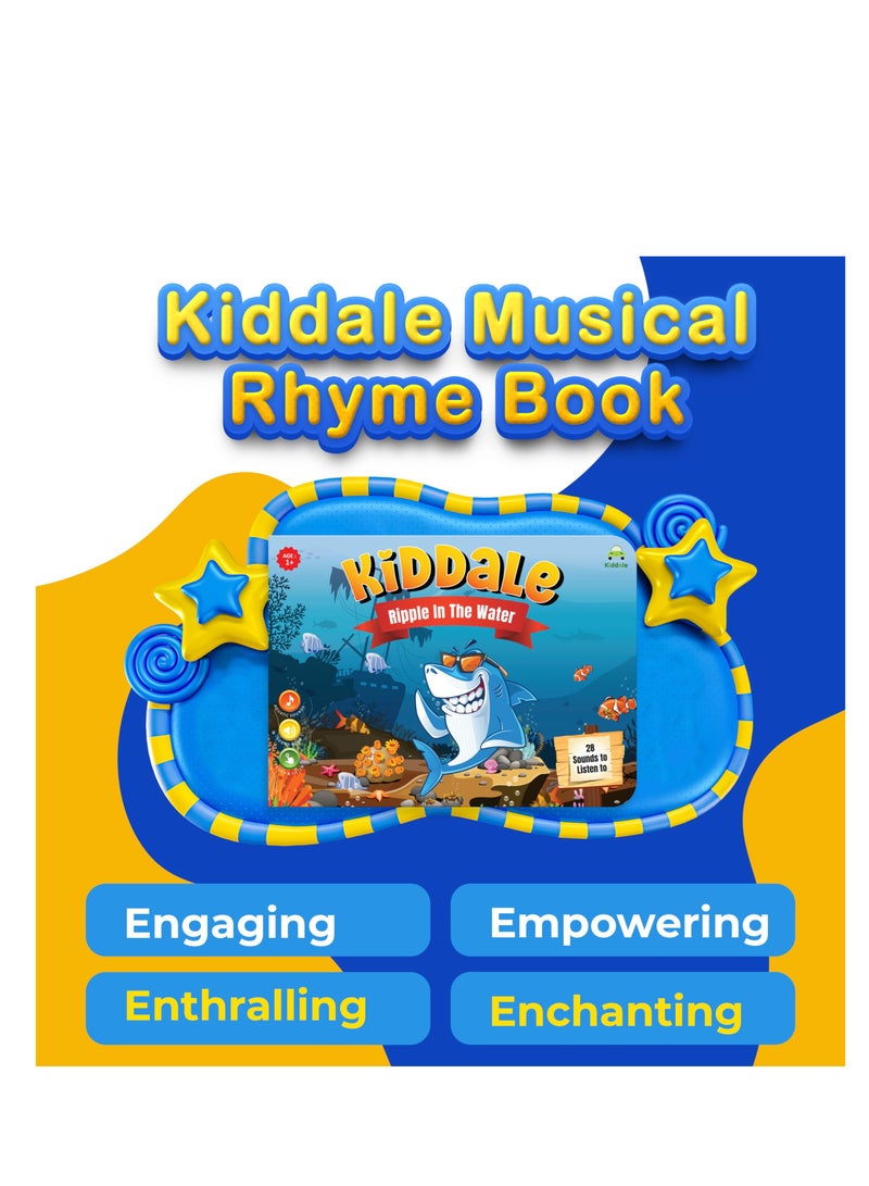 Pack of 2 Musical Classical Nursery Rhymes and Aquatic Rhymes Sound Book for 1+ Year Old|Interactive Touch n Play Sound Book|Learning & Education for 1-3 Years Old|Sing Along Books