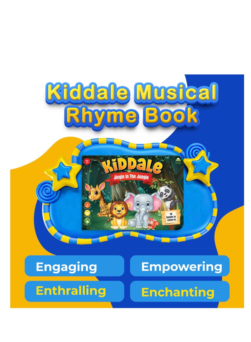 Pack of 3 Musical Rhymes Book| 8 Classical & 16 Farm & 16 Wild Animal Nursery Rhymes|28 Sounds each |Interactive Touch n Play Sound Book|Best Gift with Musical Learning for 1-3 Years|Sing Along Books