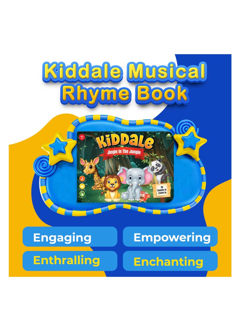 Pack of 2 Musical Rhymes Book| 8 Classical and 16 Wild Animal Nursery Rhymes|28 Sounds each |Interactive Touch n Play Sound Book|Best Gift with Musical Learning for 1-3 Years|Sing Along Books