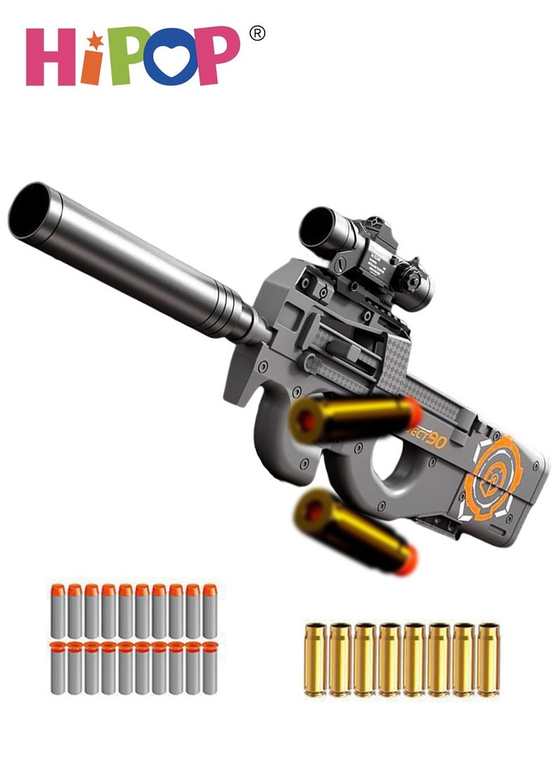 Gun Toy for Children,Characterized by Shell Ejection and a Soft Bullet Design,Boasting a 73cm Oversized Simulation,an Educational Toy Model for Kids