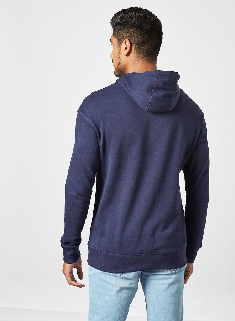 Mason Logo Hoodie Navy