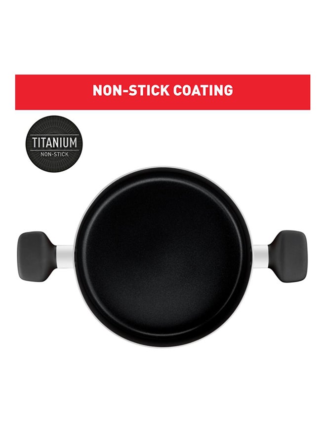 Tefal Super Cook Stewpot With Lid Nonstick Black 22 cm Black