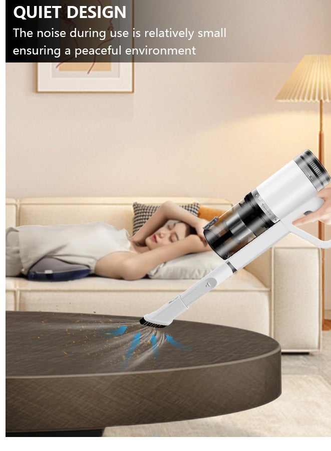 2 in 1 Wet and Dry Cord Vacuum Cleaner with Water Tank and Mop, 800W Motor Power，24000PA Suction 5M Corded Stick Vacuum Cleaner for Hard Floor/Carpet/Pet Hair（with Wall bracket hook)